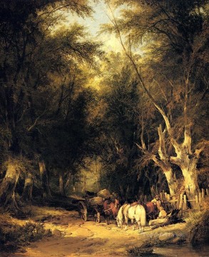 シェイアー・シニア・ウィリアム Painting - 「新しい森」の田園風景 ウィリアム・シェイアー・シニア